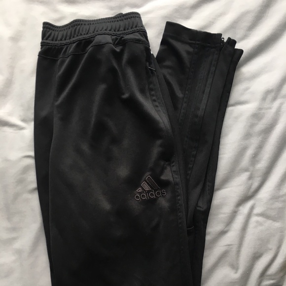 all black adidas soccer pants